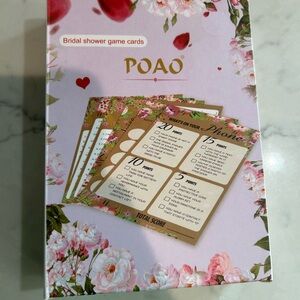 POAO Bridal Shower Game Cards